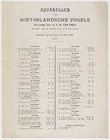KT 2009 028 (1-256)
<br/>
Aquarellen van inlandsche en niet inlandsche vogels
<br/>
<em>Trigt, Stephanus Hendrik Willem van (1790-1840)</em>